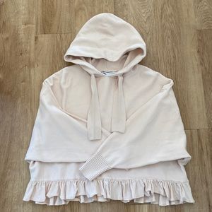 Zara Ruffled Knitwear Sweatshirt